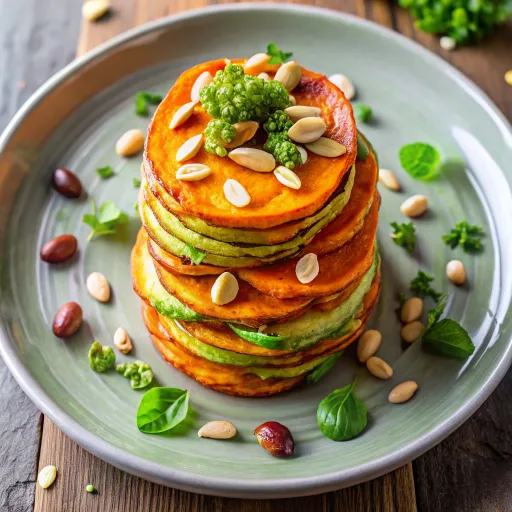 Zöldborsókrém Rakott Édesburgonyával